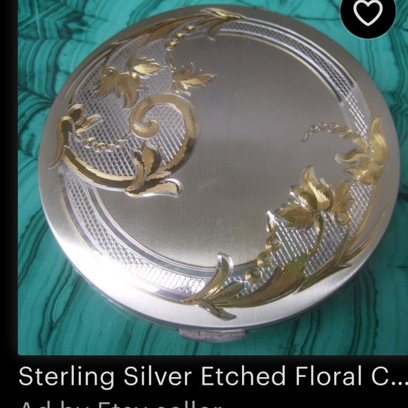 ART DECO antique Powder compact in excellent condition - Picture 10 of 11